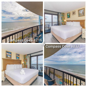 Oversized 6BR Multi-Unit Suite-Oceanfront Compass Cove 1216 and 1217